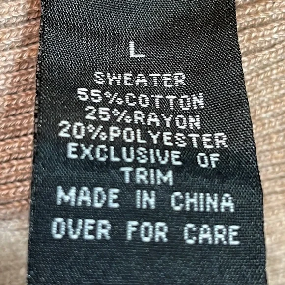 AGB Dress Size Large NWT  Heather Taupe Color 2 accent pockets Sweater Tunic - Picture 13 of 14